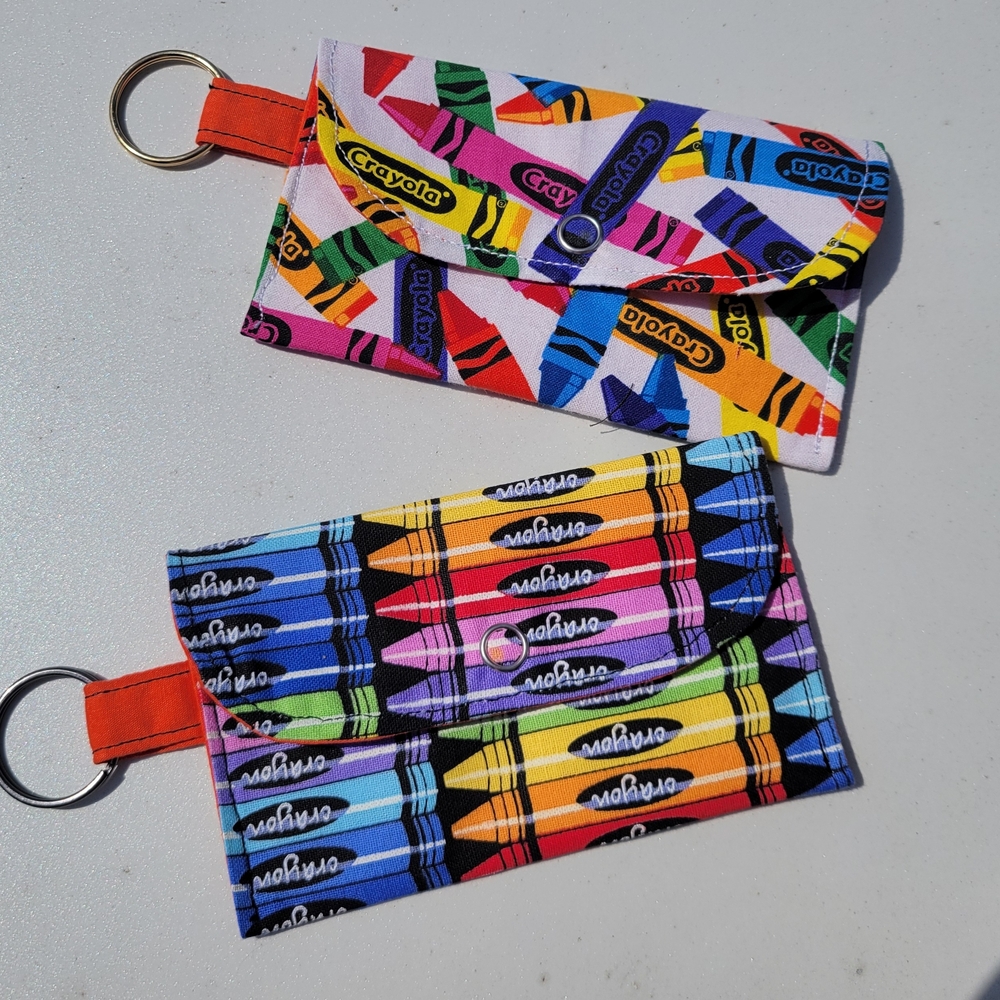 Crayola Kids Crayon Keychain Card Holder - Multicolor